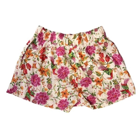 Linen Rachel Zoe set top and shorts linen & rayon floral pattern Sz L nwt - Picture 5 of 16